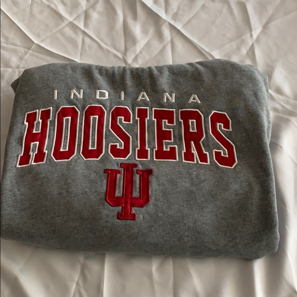 MENS IU Hoosiers Embroidered Hoodie